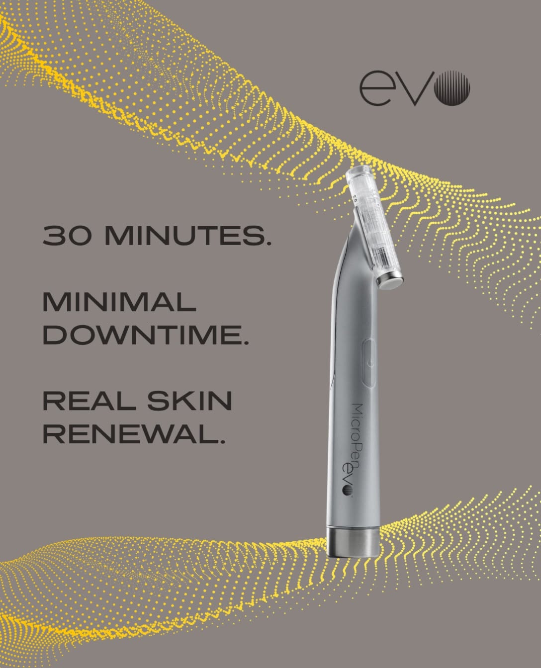Microneedling treatment in progress